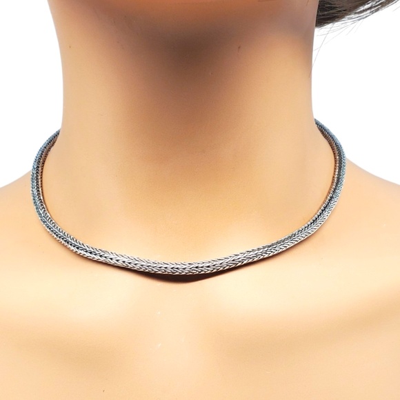 BA Sterling Silver Flexible Snake Chain Necklace #17646 - Picture 6 of 6
